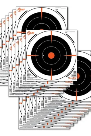Allen Company EZ Aim Paper 8 x 8 Bullseye - Ready to Ship