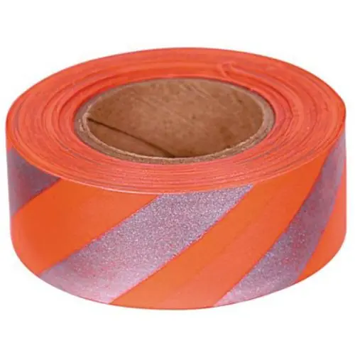 Allen Company Reflective Flagging Tape Orange 1x150' Roll - Discount