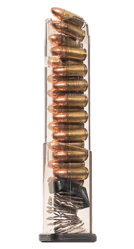 ETS Glock 43X / 48 19rd Extended Magazine Clear - Secure Shopping