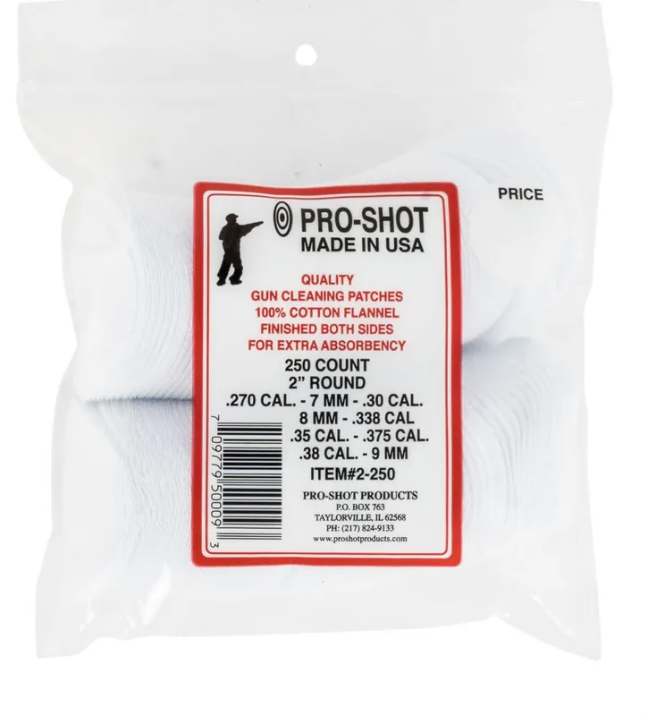 Best Value - Pro-Shot Products Pro-Shot Cleaning Patches Cotton