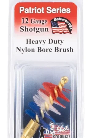 New Product | Pro-Shot Products Patriot Bore Brush 12 Gauge Brass Core Nylon Bristle