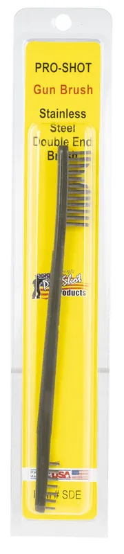 Professional Grade | Pro-Shot Products Gun Brush Dual Ended Universal Stainless Steel Stainless Steel