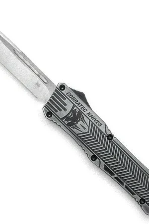 Cobratec Knives CobraTec CTK-1 OTF Automatic 95mm Drop Point Stonewashed | Popular Choice