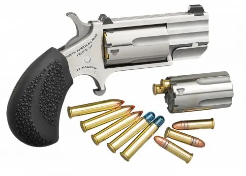 Great Buy - North American Arms Pug DC Ported .22 WMR Stainless Revolver