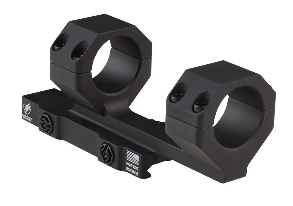 American Defense Mfg DELTA-C 30mm Cantilever Black Hard Coat Anodize | Limited Offer