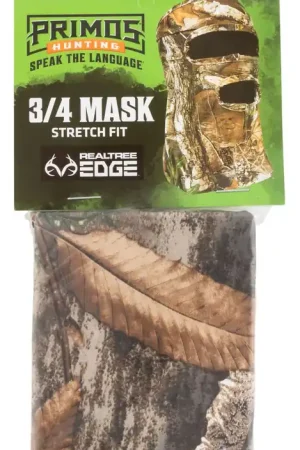 Fast Delivery - Primos Hunting Primos Stretch Fit 3/4 Face Realtree Edge
