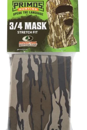 Primos Hunting Stretch Fit Mossy Oak Original BottomLand 3/4 Face Mask - Price Cut