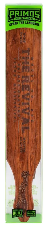 Primos Hunting Primos Revival Wood Long Box Wild Turkey Hand Box Call - Customer Favorite