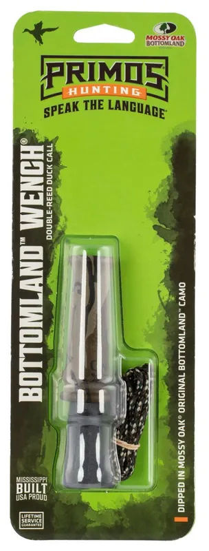 Fast Shipping | Primos Hunting Wench Duck Mossy Oak Original BottomLand Polycarbonate Mouth Call