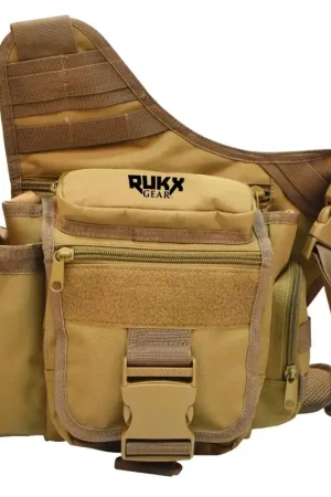 Rukx Gear Sling Bag Single Strap Tan - Sale Price