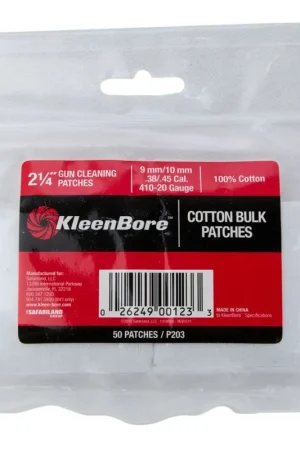 KleenBore Super Shooter Cleaning Patches - Fast Shipping
