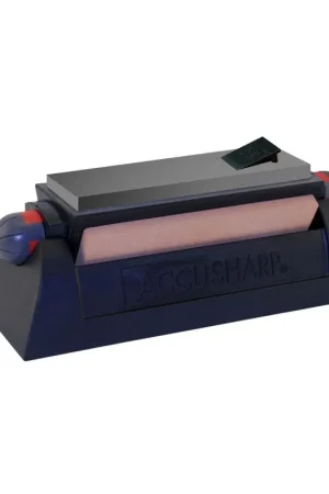 AccuSharp Tri-Stone Sharpening System Coarse Medium Fine Alumina-Oxide Black - Premium