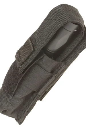 Premium Quality | Tac Shield TACSHIELD (MILITARY PROD) Suppressor/Large Light Pouch Cordura 1000D Nylon Black