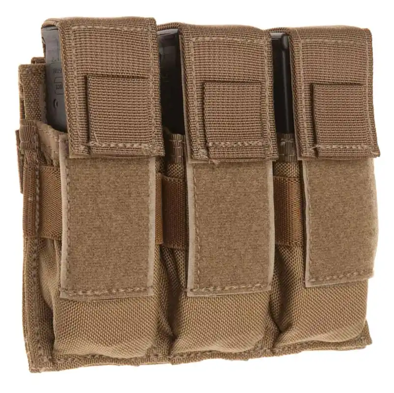 Best-Selling - Tac Shield TACSHIELD (Mil-Spec) Universal Triple Pistol Mag Pouch Coyote