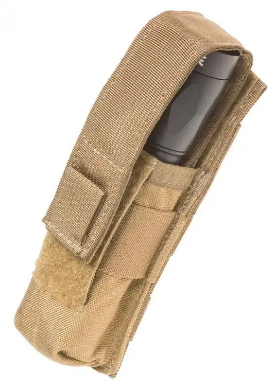 Tac Shield Suppressor Large Light Pouch Coyote - Available Now