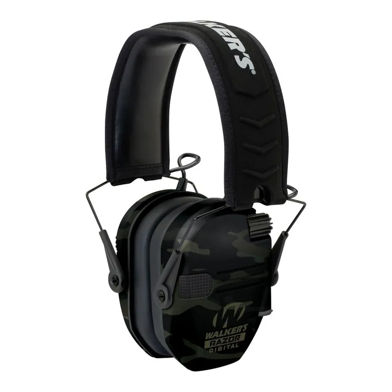 Hurry | Walker's Razor Pro Digital Electronic Polymer Earmuffs 23 dB Gray Camo Black Band