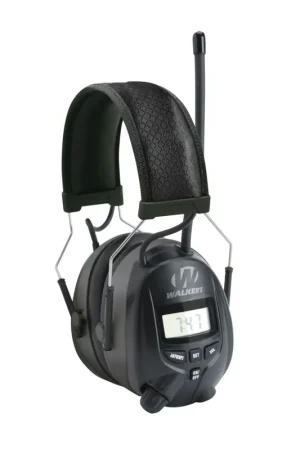 Hot Deal - Walker's AM/FM Digital Muff 25 dB Black