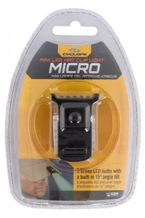Cyclops Micro Hat Clip Light Green - This Week Only