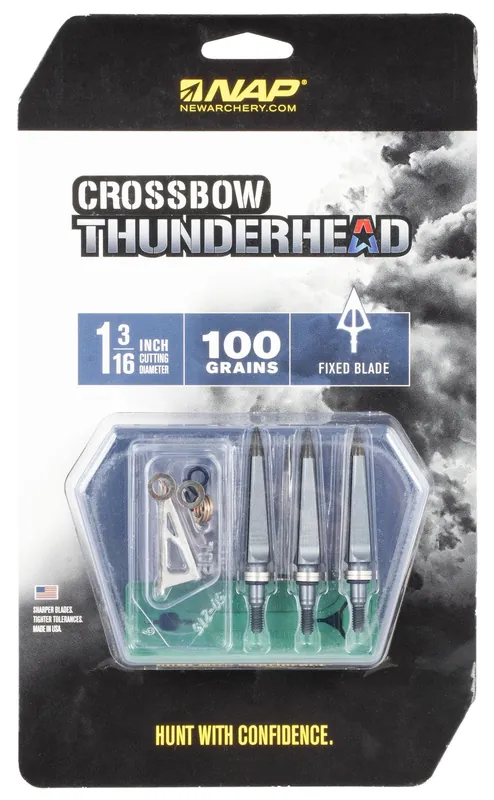 NAP Thunderhead 100 grain Fixed-Blade Broadheads | Latest