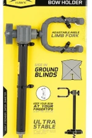 Hawk Earth Anchor Bow Holder Black | Hurry