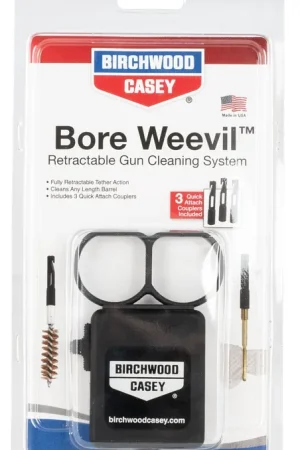 Shop Online | Birchwood Casey Bore Weevil Retractable Cleaning System 8-32 Multi-Caliber