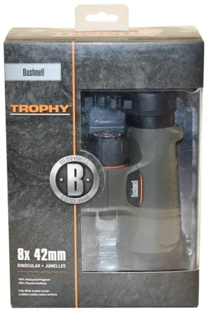 Top Quality | Bushnell Trophy 8x42mm BaK-4 Roof Prism Green Rubber Armor