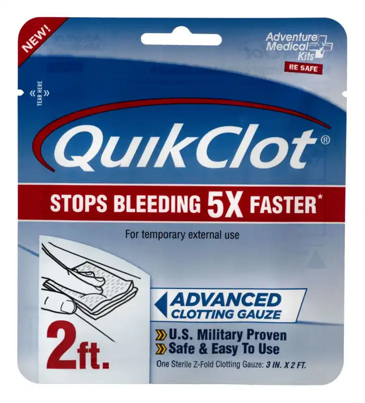 Adventure Medical Kits QuikClot Clotting Gauze 3x24 | Last Chance