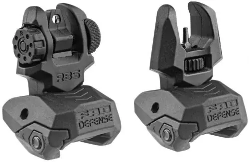 Fab Defense FXFRBS Front and Rear Flip-Up AR-15 Backup Sights | Only a Few Left