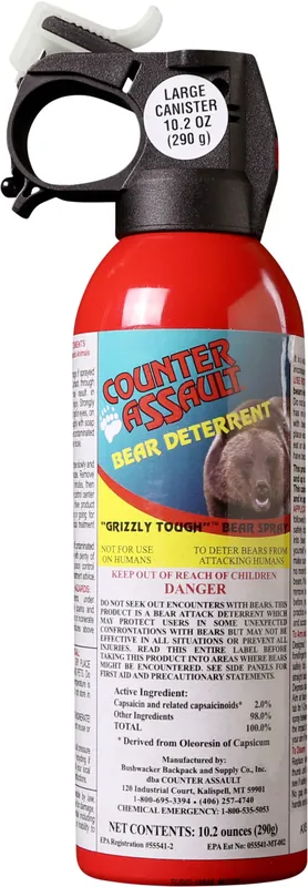 Adventure Medical Kits Counter Assault Bear Deterrent Pepper Spray - New Release