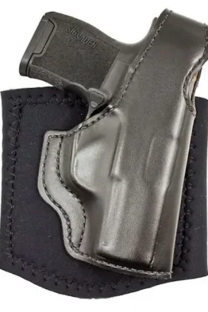 Desantis Gunhide Die Hard Ankle Rig Black Saddle Leather S&W J Frame 36,37,60 Right Hand | Going Fast
