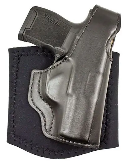 Desantis Gunhide Die Hard Ankle Rig Black Saddle Leather S&W J Frame 36,37,60 Right Hand | Going Fast