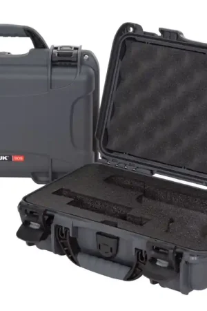 Ending Soon - Nanuk 909-7 Glock Compatible Pistol Case Graphite