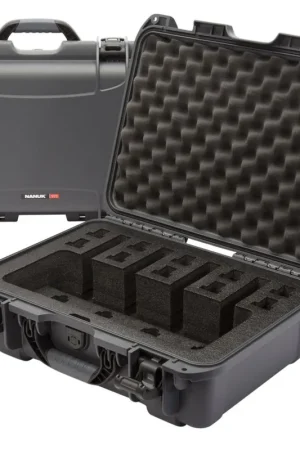 Act Fast | Nanuk 925 4 UP Pistol Case Graphite Polyethylene