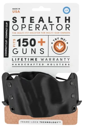 Big Sale - Stealth Operator Compact Clip Holster OWB Black