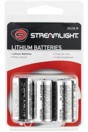 Streamlight CR123A 3V Lithium 6 Pack - Latest