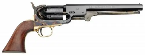 In Demand | Pietta 1851 Navy Steel .36 Blued Case Hardened Revolver