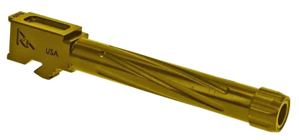 Going Fast | Rival Arms Threaded Barrel For Glock 17 Gen5 Gold PVD 416R Stainless Steel
