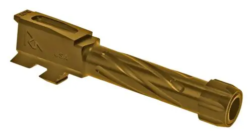 Rival Arms Threaded V1 Glock 43 Threaded Barrel Gold PVD - Add to Cart