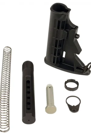 Best Value | LBE Unlimited Complete Mil-Spec Stock Kit 6 Position Black Synthetic AR15/M4