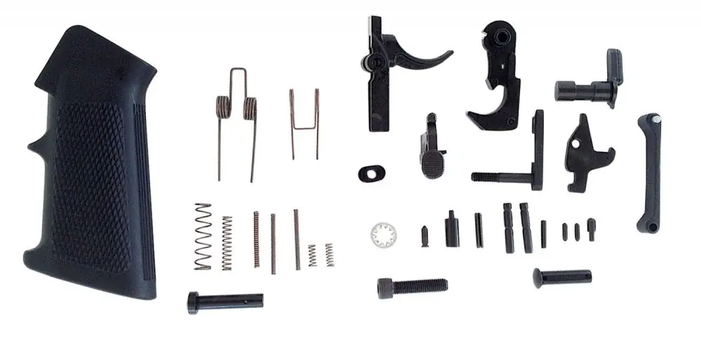 LBE Unlimited Complete Lower Parts Kit AR-15 Black - Just In