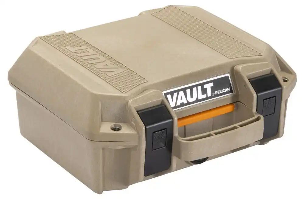 On Sale | Pelican VCV100 Vault Small Case Pistol Tan Polymer