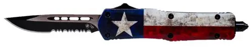 Templar Knife Captain 2.25in Drop Point Part Serrated Black - Ends Soon