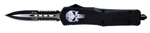 Templar Knife Fallen 3.50 inch Dagger Part Serrated Black 440C Stainless Steel OTF Knife | Special Offer