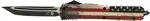 Fast Shipping - value omitted MWUS231 US Flag Slim Automatic Tanto 3.50in 440C Black Blade
