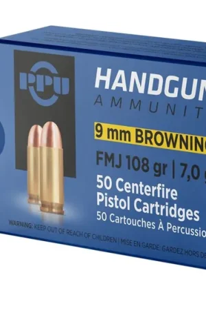 Manufacturer Direct | PPU Handgun 9x20mm Browning Long