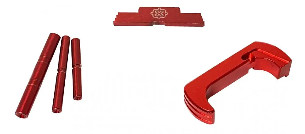 Cross Armory CRGOKRD 3-Piece Kit Red Anodized - Top Quality