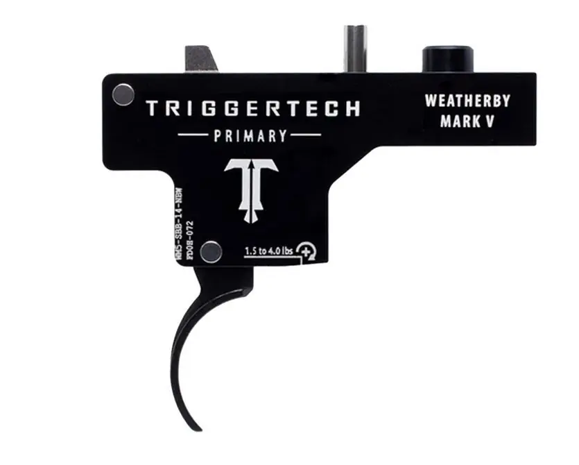 TriggerTech Mark V Primary Adjustable Single-Stage Drop-In Curved Trigger Black PVD Finish | This Week Only