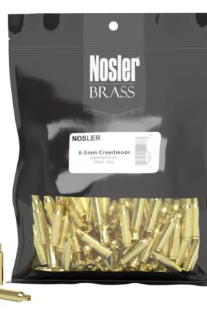 Nosler 10211 6.5 Creedmoor Unprimed Brass - Act Fast