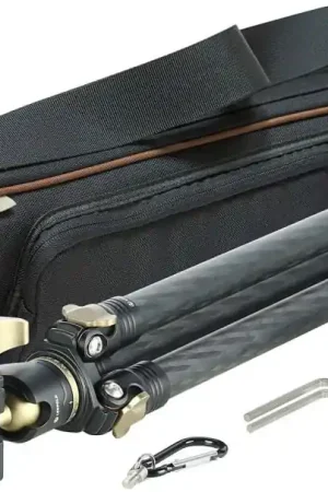 Don't Miss Out | Leupold Alpine CF-425 Tripod Kit Carbon Fiber Black with Gold Accents