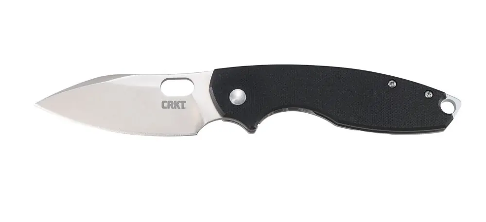 Manufacturer Direct | CRKT Pilar III 75mm Folding Spear Point Knife Black G10 Stonewashed D2